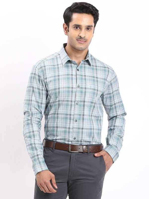 Men Checked Full Sleeve Cotton Shirt