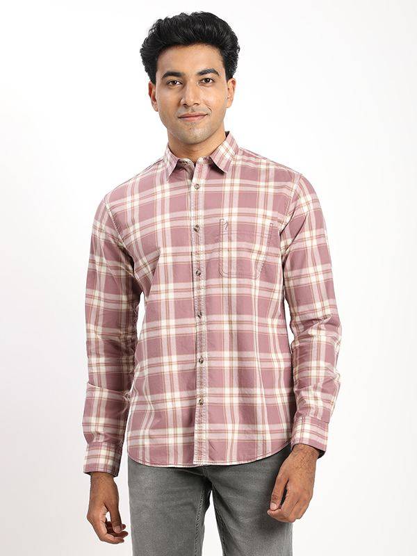 Men Checked Full Sleeve Cotton Shirt