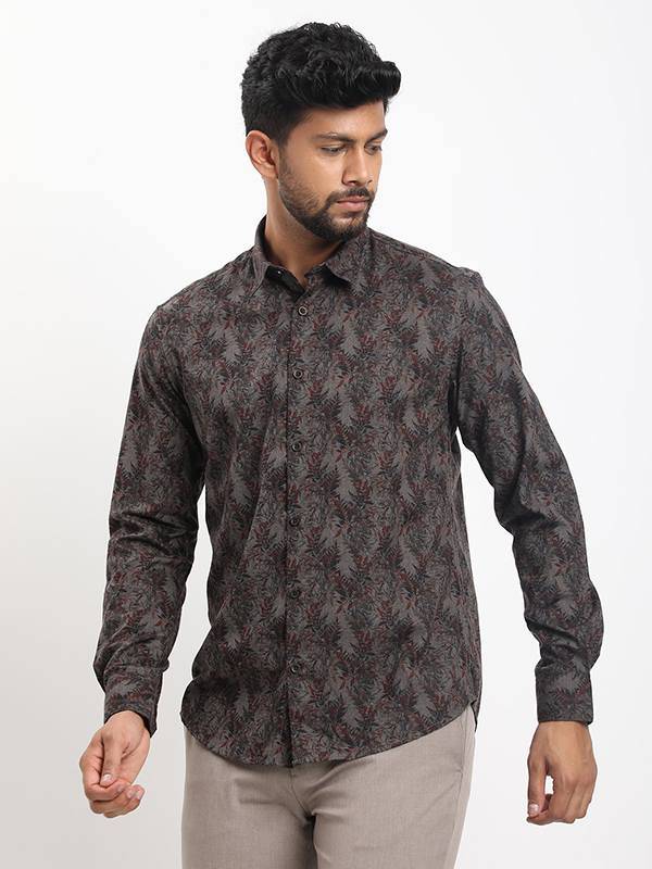 Men Printed Full Sleeve Cotton Shirt