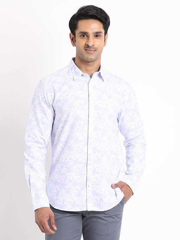 Men Printed Full Sleeve Cotton Shirt