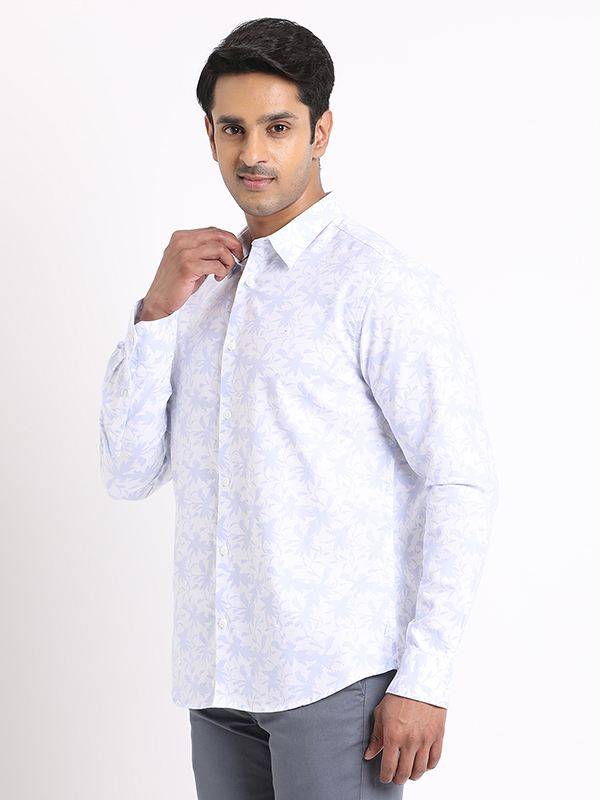 Men Printed Full Sleeve Cotton Shirt