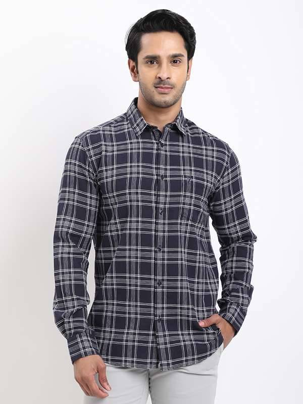 Men Checked Full Sleeve Cotton Shirt