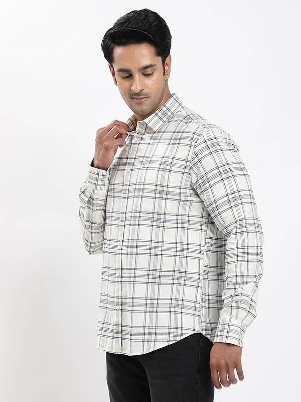 Men Checked Full Sleeve Cotton Shirt