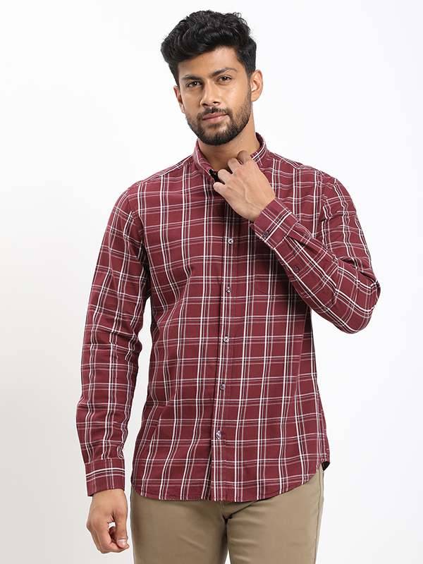 Fairtrade Men Checked Full Sleeve Cotton Shirt