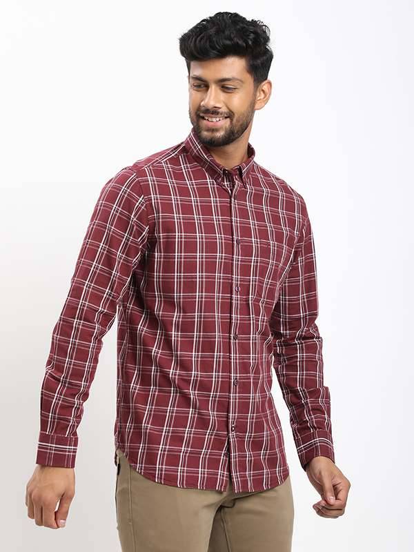 Fairtrade Men Checked Full Sleeve Cotton Shirt