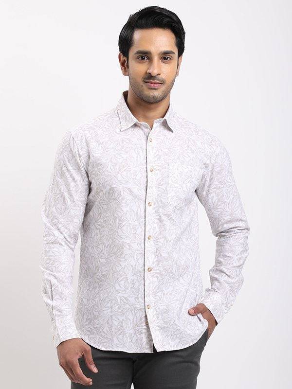 Men Printed Full Sleeve Cotton Shirt