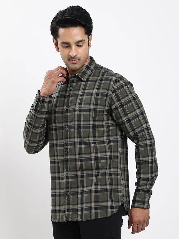 Fairtrade Men Checked Full Sleeve Cotton Shirt