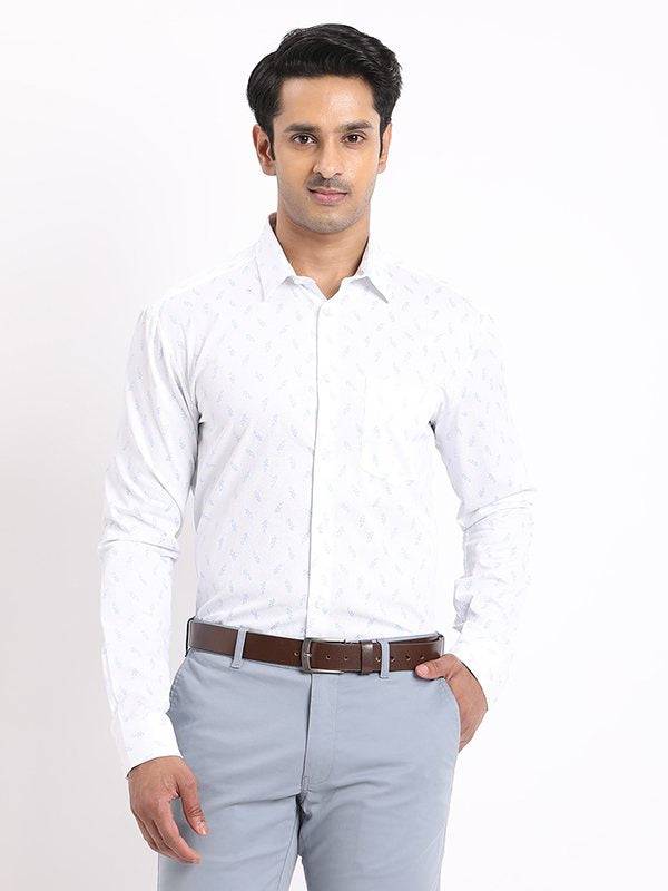 Men Printed Full Sleeve Cotton Shirt