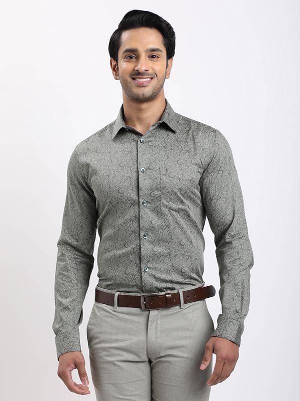 Men Printed Full Sleeve Cotton Shirt