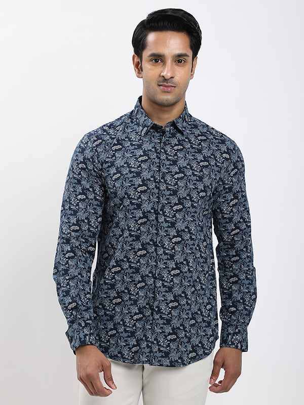 Men Printed Full Sleeve Cotton Shirt