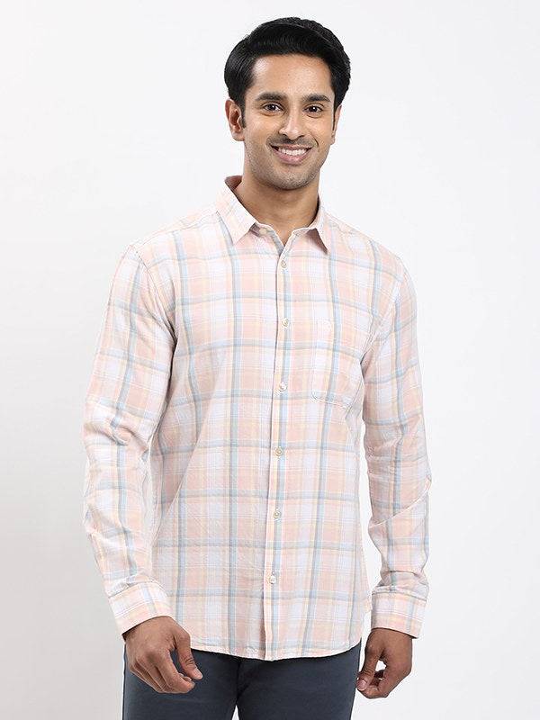 Men Checked Full Sleeve Cotton Shirt