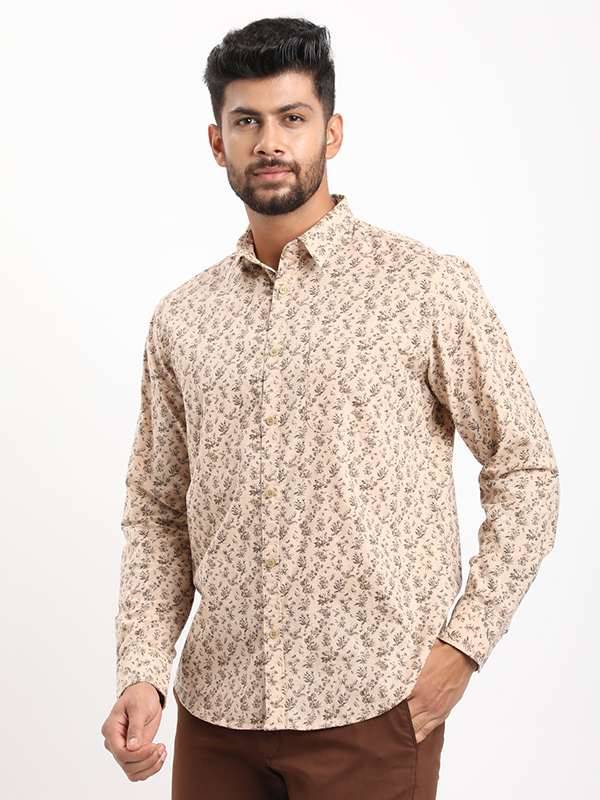 Men Printed Full Sleeve Cotton Shirt