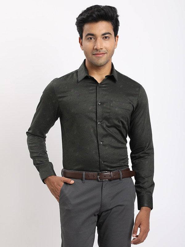 Men Printed Full Sleeve Cotton Shirt