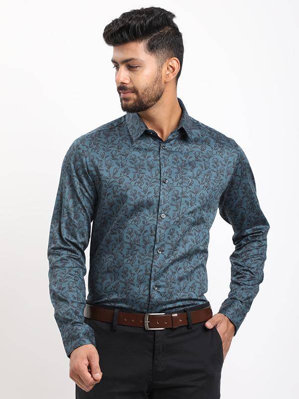 Men Printed Full Sleeve Cotton Shirt