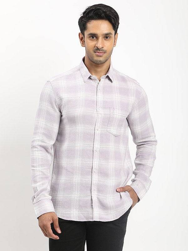 Men Checked Full Sleeve Cotton Shirt