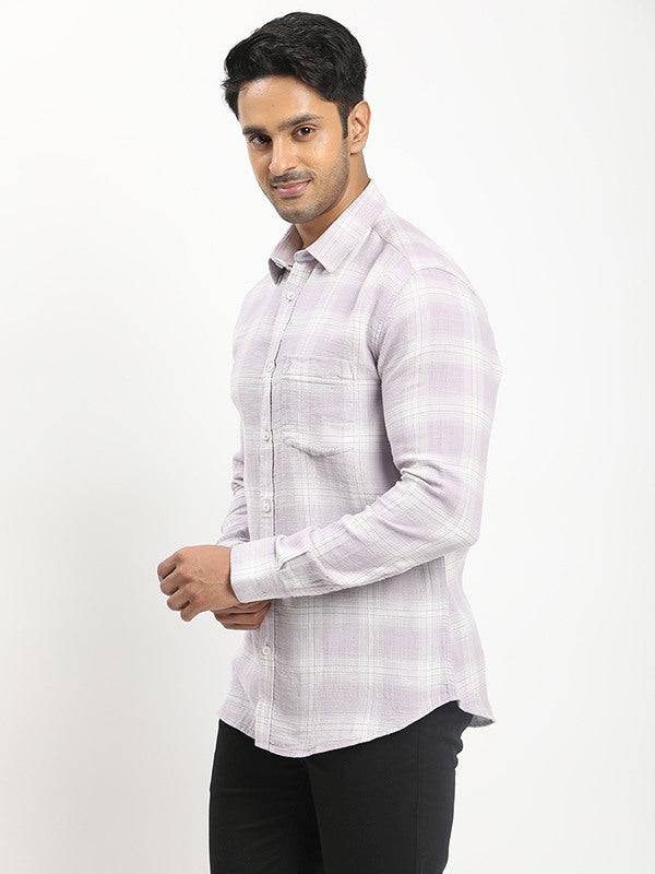Men Checked Full Sleeve Cotton Shirt