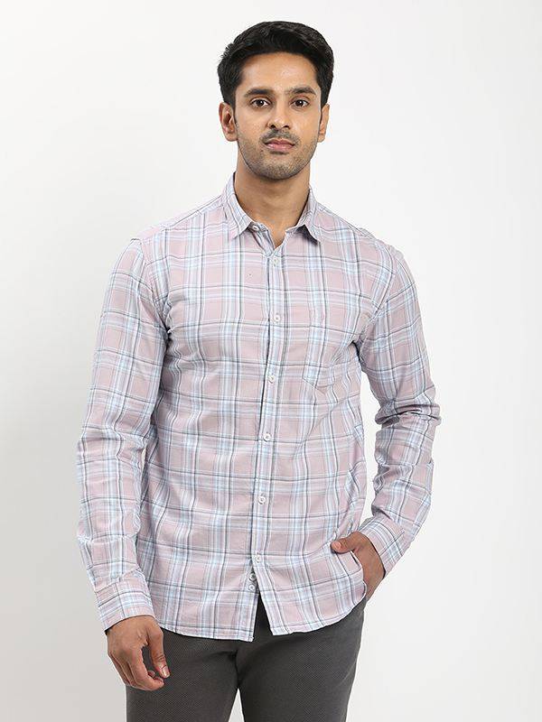 Men Checked Full Sleeve Cotton Shirt
