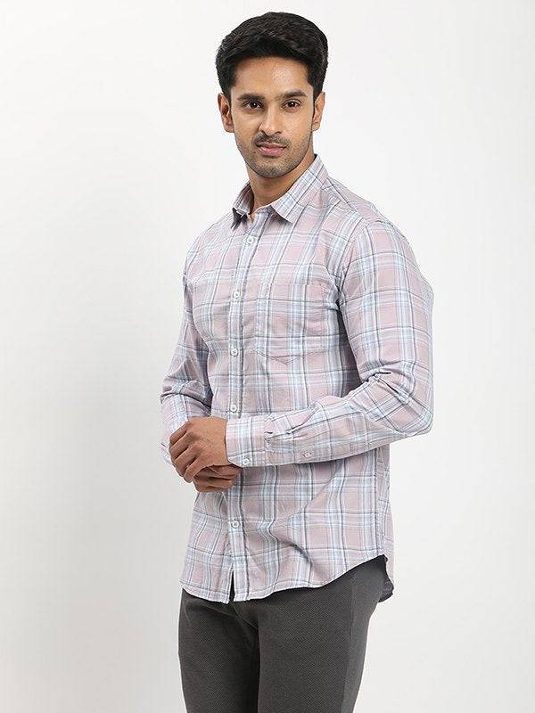 Men Checked Full Sleeve Cotton Shirt