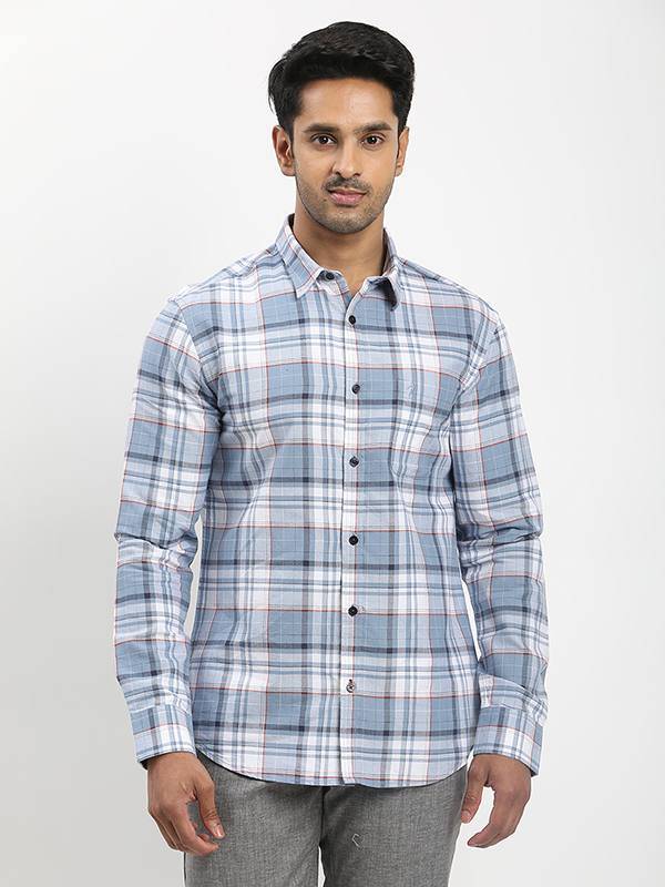 Men Checked Full Sleeve Cotton Shirt