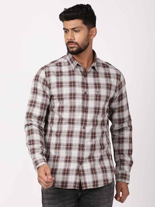 Men Checked Full Sleeve Cotton Shirt