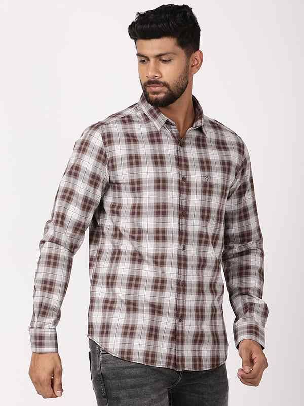 Men Checked Full Sleeve Cotton Shirt