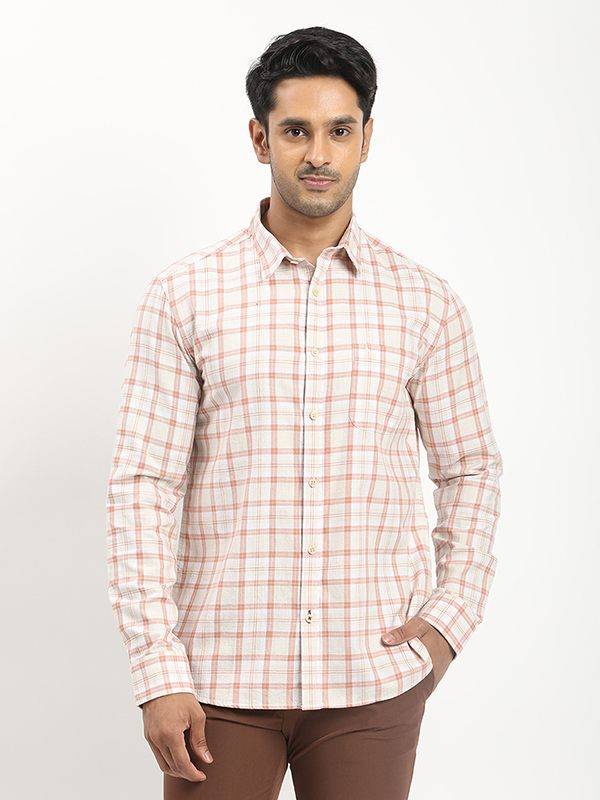 Men Checked Full Sleeve Cotton Shirt