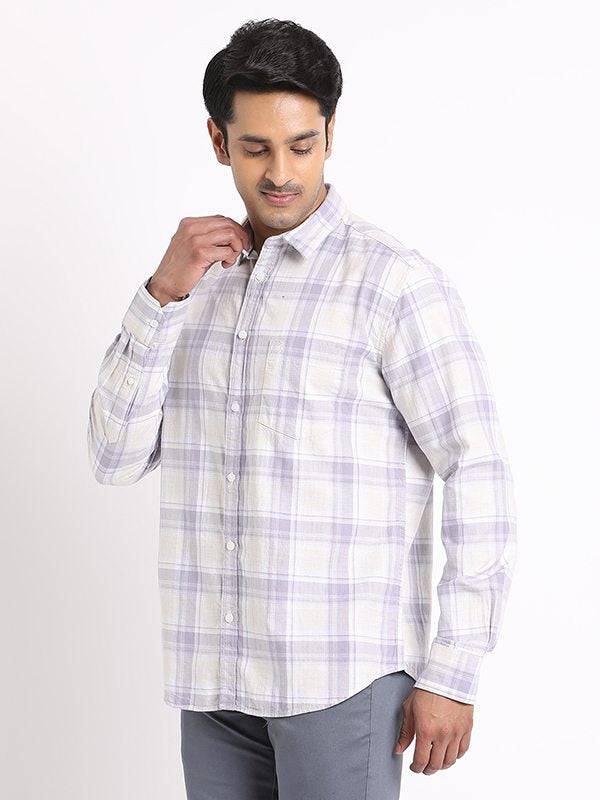 Men Checked Full Sleeve Cotton Shirt