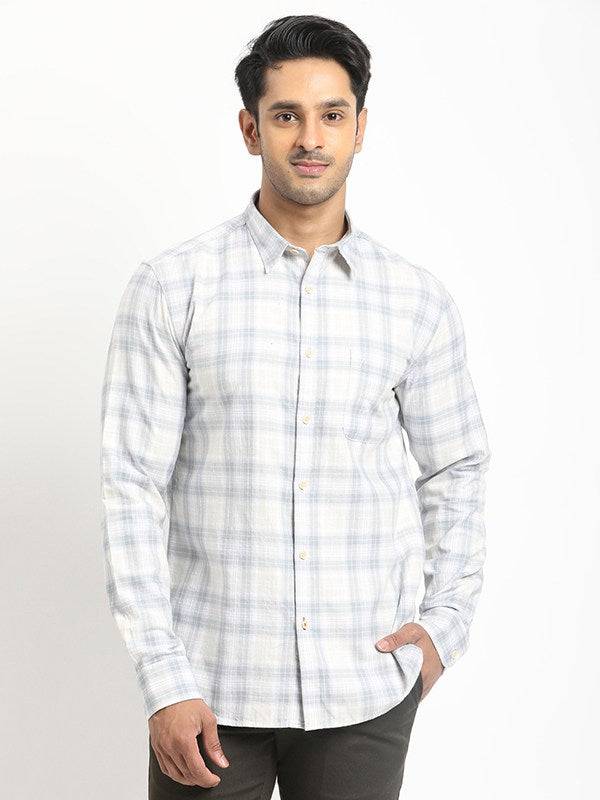 Men Checked Full Sleeve Cotton Shirt