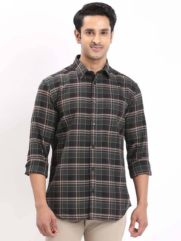 Men Checked Full Sleeve Cotton Shirt