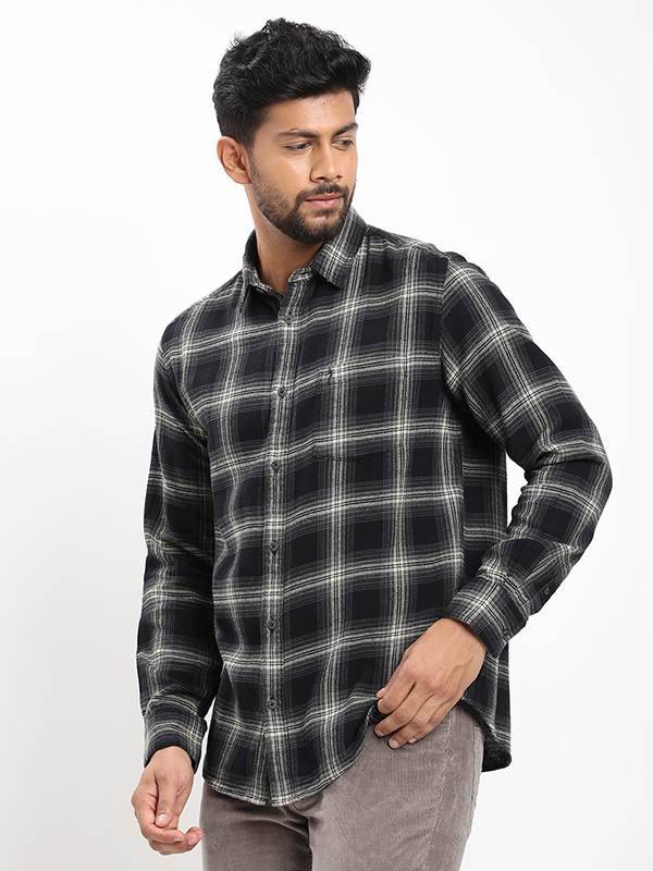 Men Checked Full Sleeve Cotton Shirt