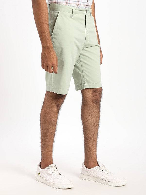 Men Solid Cotton Shorts