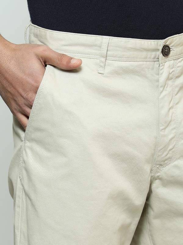 Men Solid Cotton Shorts