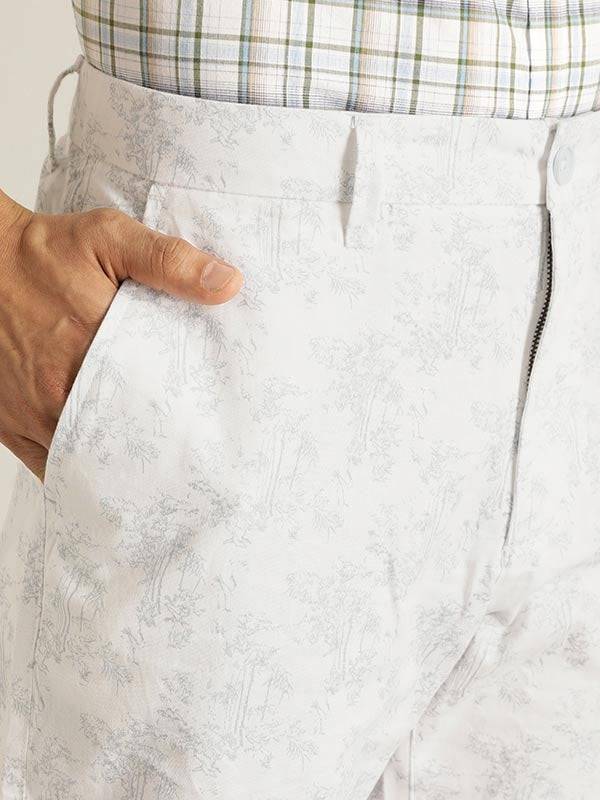 Men Printed Cotton Shorts