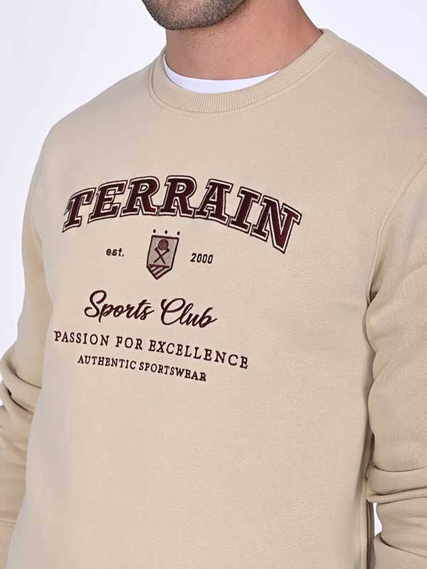 Men Full Sleeve Graphic Crew Neck Sweatshirt