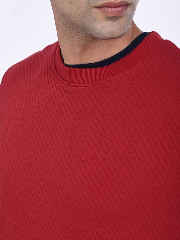 Men Full Sleeve Solid Crew Neck Sweatshirt