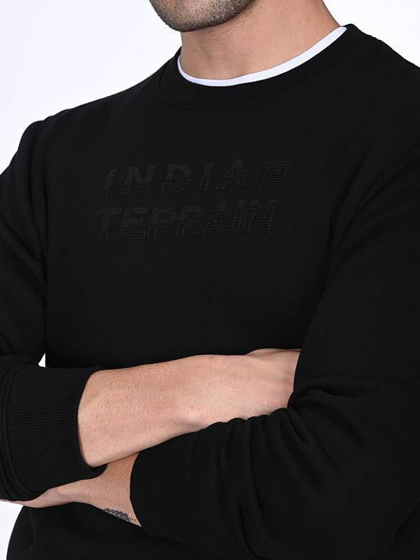 Men Full Sleeve Graphic Crew Neck Sweatshirt