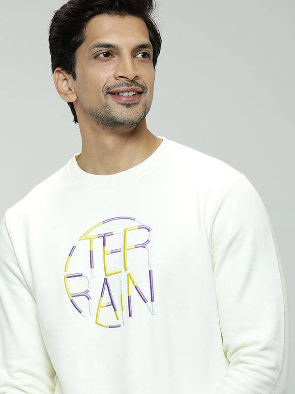 Men Full Sleeve Graphic Crew Neck Sweatshirt