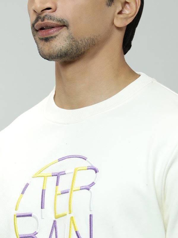 Men Full Sleeve Graphic Crew Neck Sweatshirt