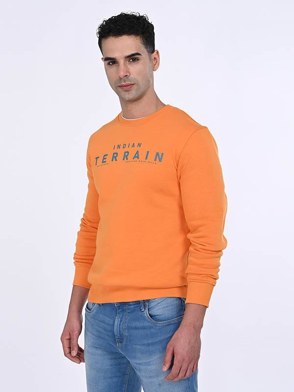 Men Full Sleeve Solid Crew Neck Sweatshirt