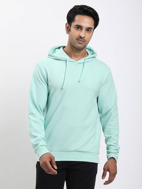 Men Full Sleeve Solid Hoodie Sweatshirt