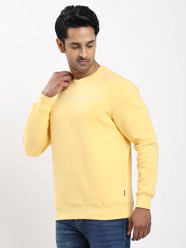Men Full Sleeve Graphic Crew Neck Sweatshirt