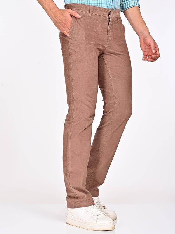 Men Kansas Fit Cotton Stretch Trouser