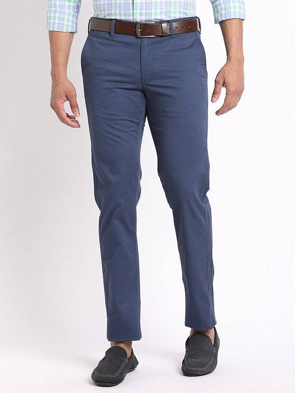 Men Brooklyn Fit Cotton Stretch Trouser