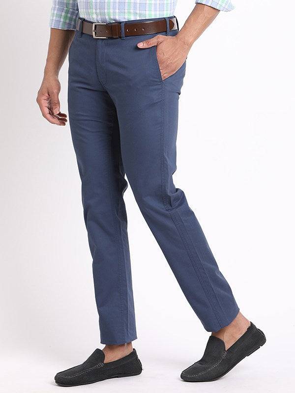 Men Brooklyn Fit Cotton Stretch Trouser