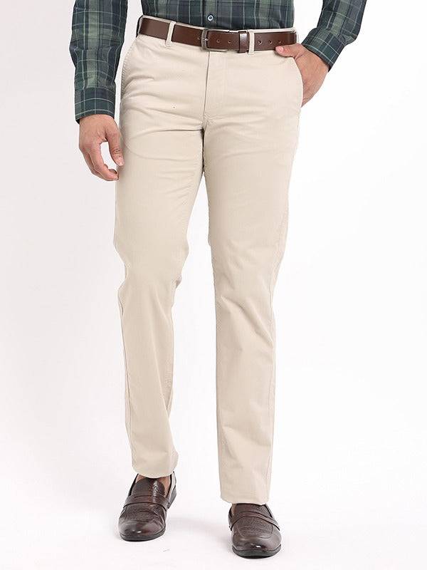 Men Brooklyn Fit Cotton Stretch Trouser