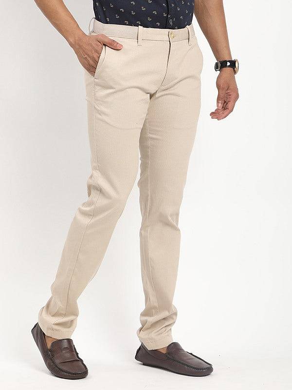 Men Brooklyn Fit Cotton Stretch Trouser