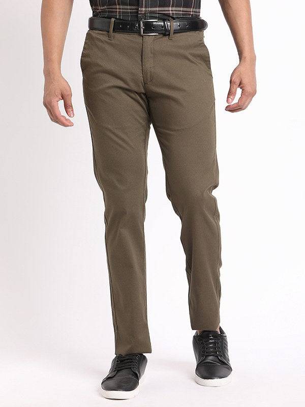 Men Brooklyn Fit Cotton Stretch Trouser