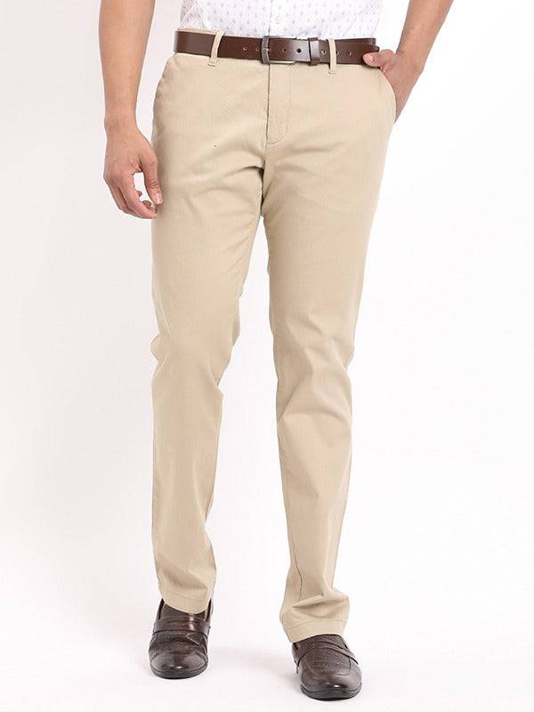 Men Urban Fit Cotton Stretch Trouser