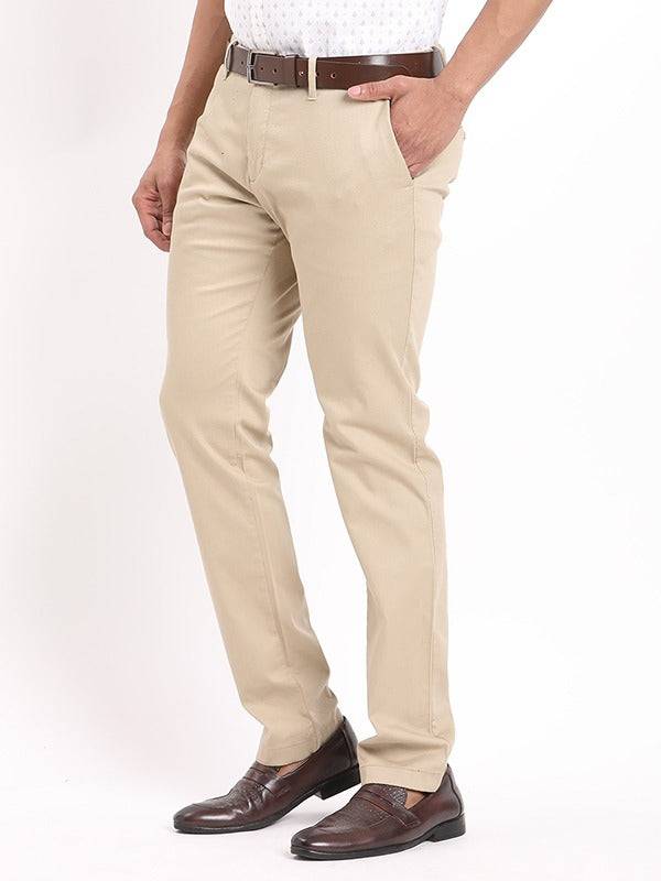Men Urban Fit Cotton Stretch Trouser