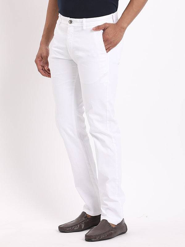 Men Brooklyn Fit Cotton Stretch Trouser